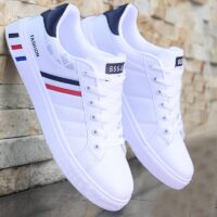 White Vulcanized Sneakers Boys Cheap Flat Comfortable Shoes Men Autumn Spring Fashion Sneakers Shoes Men Sneakers