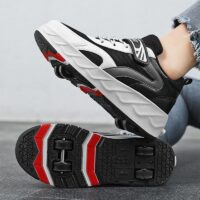 Kids Roller Sneakers Flying Shoe Outdoor Skating Detachable Skate Running Shoes Sport Gift Double Row Indoor Blade Beginner - Image 3