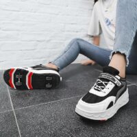 Kids Roller Sneakers Flying Shoe Outdoor Skating Detachable Skate Running Shoes Sport Gift Double Row Indoor Blade Beginner - Image 4