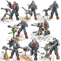 Military Army World War WW2 SWAT Soldiers Police Figures Building Blocks Bricks Learning Toys For Children Gift - Image 4