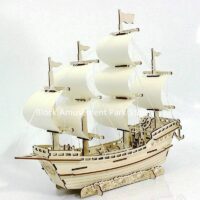 3D Wooden Ship Jigsaw Toys Learning Building Robot Model DIY Sailing Boat Plane Puzzle Aircraft Gift Kids Car Toy For Children