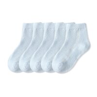 5 Pairs/Lot Children Cotton Socks Boy Girl Baby Cute Cartoon Breathable Mesh For 1-12 Years Teens Summer Fashion Kids Socks