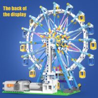 City Friends MOC Rotating Ferris Wheel Building Blocks Electric Bricks with Light Toys for Children Gifts - Image 3