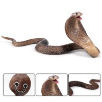 Fake Realistic Rubber Toy Snake North US Green Anaconda Scary Halloween to Scare Birds Props - Image 3