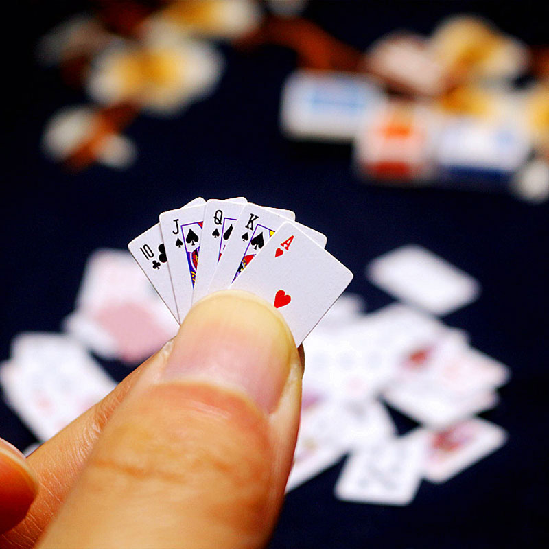 Funny Cute Mini Playing Cards Poker Games Super Small Cards Spoof Gifts Travel Toys Prank Props - Image 3