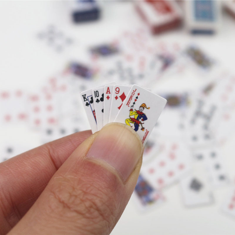 Funny Cute Mini Playing Cards Poker Games Super Small Cards Spoof Gifts Travel Toys Prank Props - Image 4