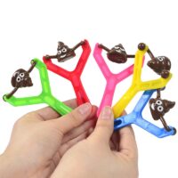 Funny Fake Poop Ejection Toys Kids Slingshot Poop Kits Antistress Catapult Adult Children Vent Novelty Prank Toy Stress Reliever - Image 2