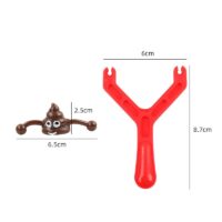 Funny Fake Poop Ejection Toys Kids Slingshot Poop Kits Antistress Catapult Adult Children Vent Novelty Prank Toy Stress Reliever - Image 4