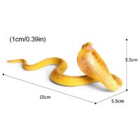 Fake Realistic Rubber Toy Snake North US Green Anaconda Scary Halloween to Scare Birds Props - Image 5