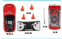 8 Style Coke Can 1/63 mini drift RC led light Radio Remote Control Micro Racing Car Kid's desktop Toys Gifts - Image 2