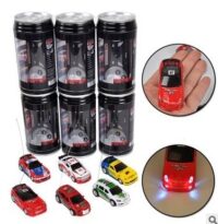 8 Style Coke Can 1/63 mini drift RC led light Radio Remote Control Micro Racing Car Kid's desktop Toys Gifts