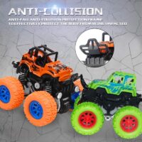 Toys Car Monster Truck Four-wheel Drive Vehicle Stunt Dump Car Inertia Car Toy Dinosaur Pull Back Children Toy Boy Girl Gift - Image 2
