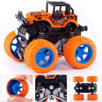 Toys Car Monster Truck Four-wheel Drive Vehicle Stunt Dump Car Inertia Car Toy Dinosaur Pull Back Children Toy Boy Girl Gift - Image 5