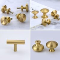 Brass Furniture Handles Copper Cabinet Knobs Wardrobe Dresser Drawer Knobs Kitchen Cupboard Chinese Style Door Handle Pulls - Image 5