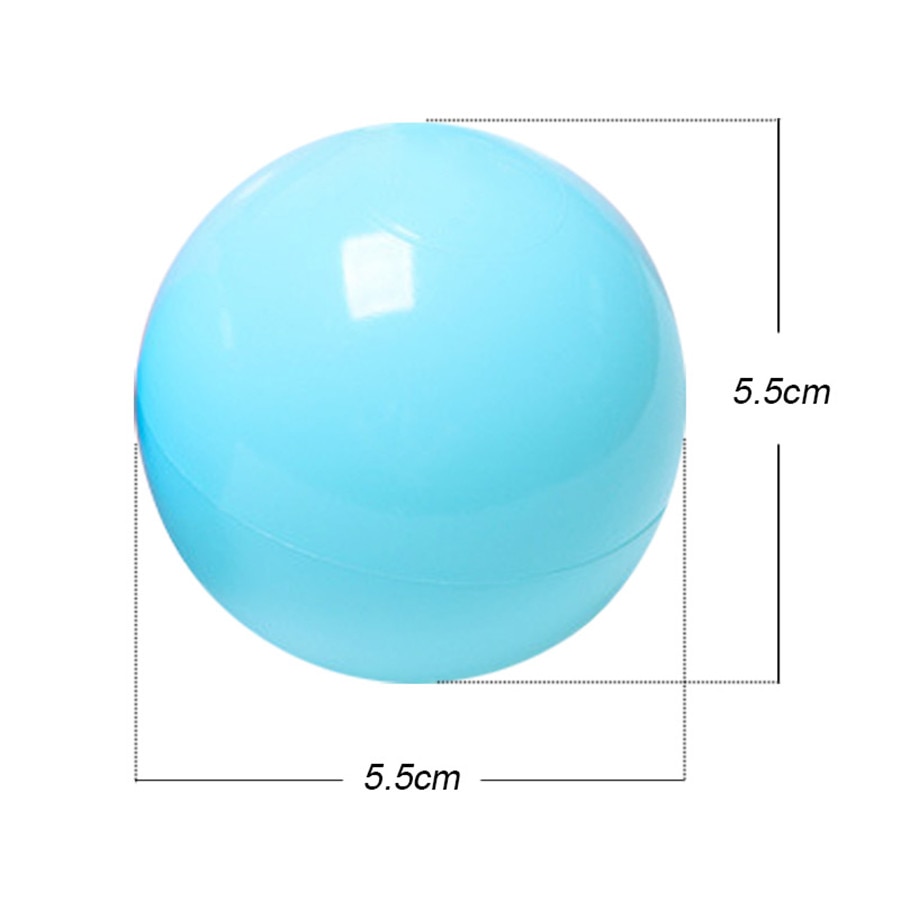 Outdoor Sport Ball Eco-Friendly Water Pool Ocean Wave Ball 50/100pcs 5.5cm Stress Air Ball Funny Toys for Children Kid Ballenbak - Image 5