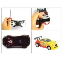 8 Style Coke Can 1/63 mini drift RC led light Radio Remote Control Micro Racing Car Kid's desktop Toys Gifts - Image 5