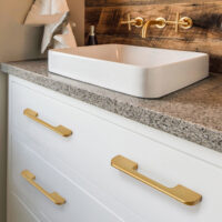 Simple Style Matte Gold Cabinet Handles Solid Aluminum Alloy Kitchen Cupboard Pulls Drawer Knobs Furniture Handle Hardware - Image 3