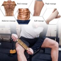 New Wooden Abdomen Massager Multifunctional Fitness Roller Stick Muscle Relax Tool Body Anti Cellulite Waist Massage Adult - Image 3