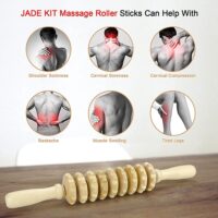 New Wooden Abdomen Massager Multifunctional Fitness Roller Stick Muscle Relax Tool Body Anti Cellulite Waist Massage Adult - Image 5