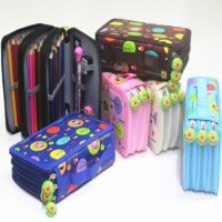 Pencil Case School Supplies "Estuches" material escolar style 72 52 32 holes cute pencil case Pouch Stationery