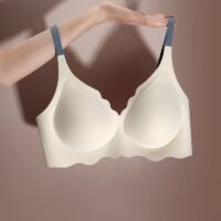 No Trace Top Women's Underwear No Steel Ring Pure Desire Comfortable Upper Support Sling Adjustable Beauty Back Bra Thin Section Lingerie Underwear