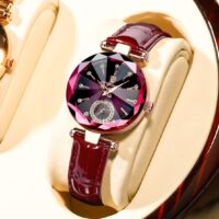 Women Watches Fashion Diamond Dial Leather Quartz Watch Top Brand Luxury Waterproof Ladies Wristwatch Girlfriend Gift
