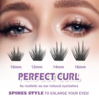 Achieve a stunning look with our voluminous ultrasoft segmented eyelash extensions Transform your makeup with dream like lashes - Image 2