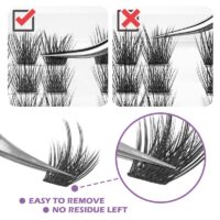 Achieve a stunning look with our voluminous ultrasoft segmented eyelash extensions Transform your makeup with dream like lashes - Image 3