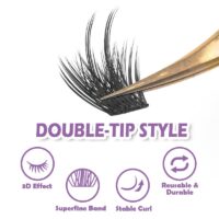 Achieve a stunning look with our voluminous ultrasoft segmented eyelash extensions Transform your makeup with dream like lashes - Image 5