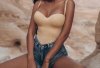 Enhance Your Style with the Alluring Womens Summer Bodysuit Sleeveless Push Up Bodycon and Versatile in White Black and Khaki