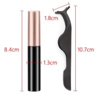 Natural Long 3D Magnetic Eyelashes Set with Magnetic Lashes Applicator and Eyeliner Soft and Handmade Faux Mink Eyelashes - Image 6